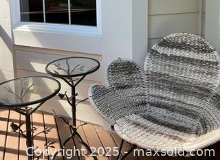 MaxSold Auction: Metal Bird Tables, Patio Chair, Art - Port Ludlow (Washington, USA) PARTNER MANAGED Estate Sale Online Auction - Fair Wind Court