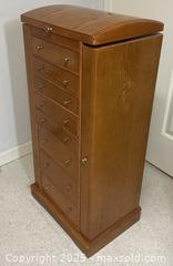 MaxSold Auction: Tall wood Jewelry Cabinet - Port Ludlow (Washington, USA) PARTNER MANAGED Estate Sale Online Auction - Fair Wind Court