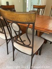 MaxSold Auction: Wooden Dining Room Table, Six Chairs - Port Ludlow (Washington, USA) PARTNER MANAGED Estate Sale Online Auction - Fair Wind Court