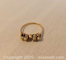 MaxSold Auction: Antique 14K Gold Ring with Pearls - Russell (Ontario, Canada) SELLER MANAGED Downsizing Online Auction - George Street