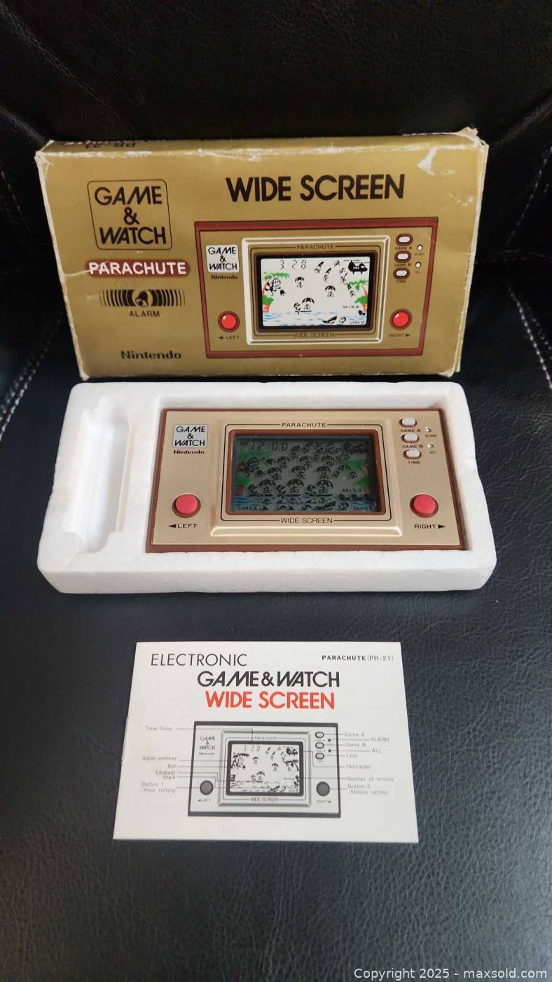 その他 Nintendo Game & Watch PR-21 PARACHUTE Nintendo Game & Watch Parachute PR-21 1981 Vintage Hand Held LCD