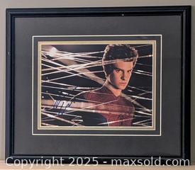 MaxSold Auction: Andrew Garfield Spider-Man Autographed Framed and Matted Photo – With COA - Ottawa (Ontario, Canada) SELLER MANAGED Estate Sale Online Auction - Adam Baker Way