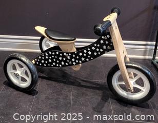 MaxSold Auction: Cocovillage 2-in-1 Wooden Balance Bike and Tricycle - Ottawa (Ontario, Canada) SELLER MANAGED Estate Sale Online Auction - Adam Baker Way