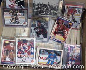 MaxSold Auction: Large Vintage &#38; Modern Hockey Card Collection – 3 Binders Plus Storage Box – 4500+ Cards - Ottawa (Ontario, Canada) SELLER MANAGED Estate Sale Online Auction - Adam Baker Way