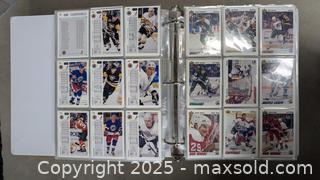 MaxSold Auction: Large Mixed Hockey Card Collection with Binder and Storage Box – 2500+ Cards with Autographs Included  Extensive mixed-era hockey card collection totalling over 1500 cards across major brands including Upper Deck, O-Pee-Chee, Score, Pacific, Pro Set, and m - Ottawa (Ontario, Canada) SELLER MANAGED Estate Sale Online Auction - Adam Baker Way