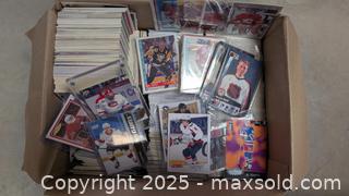 MaxSold Auction: Large Mixed Hockey Card Collection with Binder and Storage Box – 2500+ Cards with Autographs Included  Extensive mixed-era hockey card collection totalling over 1500 cards across major brands including Upper Deck, O-Pee-Chee, Score, Pacific, Pro Set, and m - Ottawa (Ontario, Canada) SELLER MANAGED Estate Sale Online Auction - Adam Baker Way
