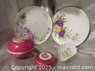 MaxSold Auction: **Antique U.C Limoges France Hand Painted Plate Floral SIGNED**  - Colorado Springs (Colorado, USA) SELLER MANAGED Estate Sale Online Auction - Mcnichols Court (CONDO)                  