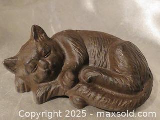 MaxSold Auction: **Brown Cast Iron Cat**  - Colorado Springs (Colorado, USA) SELLER MANAGED Estate Sale Online Auction - Mcnichols Court (CONDO)                  