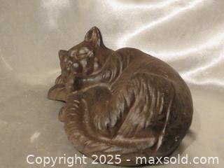 MaxSold Auction: **Brown Cast Iron Cat**  - Colorado Springs (Colorado, USA) SELLER MANAGED Estate Sale Online Auction - Mcnichols Court (CONDO)                  