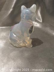 MaxSold Auction: **Fenton Art Glass Floral Sitting Cat** - Colorado Springs (Colorado, USA) SELLER MANAGED Estate Sale Online Auction - Mcnichols Court (CONDO)                  