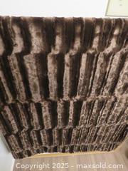 MaxSold Auction: Luxurious &#38; Dreamy Chocolate Fur-Like Throw - Colorado Springs (Colorado, USA) SELLER MANAGED Estate Sale Online Auction - Mcnichols Court (CONDO)                  