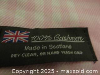 MaxSold Auction: **New Pink Cashmere Scarf Made in Scotland** - Colorado Springs (Colorado, USA) SELLER MANAGED Estate Sale Online Auction - Mcnichols Court (CONDO)                  