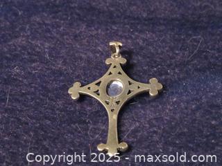MaxSold Auction: **Sterling Silver Lapis Cross** - Colorado Springs (Colorado, USA) SELLER MANAGED Estate Sale Online Auction - Mcnichols Court (CONDO)                  