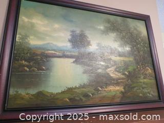 MaxSold Auction: **Stunning Vintage Signed Oil Painting** - Colorado Springs (Colorado, USA) SELLER MANAGED Estate Sale Online Auction - Mcnichols Court (CONDO)                  