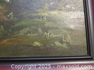 MaxSold Auction: **Stunning Vintage Signed Oil Painting** - Colorado Springs (Colorado, USA) SELLER MANAGED Estate Sale Online Auction - Mcnichols Court (CONDO)                  
