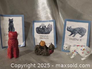 MaxSold Auction: **The Franklin Mint Curio Cabinet Cat Collection** - Colorado Springs (Colorado, USA) SELLER MANAGED Estate Sale Online Auction - Mcnichols Court (CONDO)                  