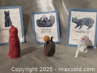 MaxSold Auction: **The Franklin Mint Curio Cabinet Cat Collection** - Colorado Springs (Colorado, USA) SELLER MANAGED Estate Sale Online Auction - Mcnichols Court (CONDO)                  