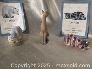 MaxSold Auction: **The Franklin Mint Curio Cabinet Cat Collection** - Colorado Springs (Colorado, USA) SELLER MANAGED Estate Sale Online Auction - Mcnichols Court (CONDO)                  