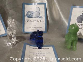 MaxSold Auction: **The Franklin Mint Curio Cabinet Cat Collection** - Colorado Springs (Colorado, USA) SELLER MANAGED Estate Sale Online Auction - Mcnichols Court (CONDO)                  