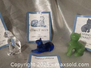 MaxSold Auction: **The Franklin Mint Curio Cabinet Cat Collection** - Colorado Springs (Colorado, USA) SELLER MANAGED Estate Sale Online Auction - Mcnichols Court (CONDO)                  