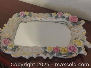 MaxSold Auction: **Vintage Dresden Wall hanging Mirror** - Colorado Springs (Colorado, USA) SELLER MANAGED Estate Sale Online Auction - Mcnichols Court (CONDO)                  