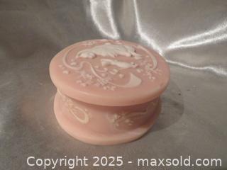 MaxSold Auction: **Vintage Incolay Stone Jewelry Box Pink Cat Kitten** - Colorado Springs (Colorado, USA) SELLER MANAGED Estate Sale Online Auction - Mcnichols Court (CONDO)                  