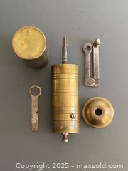 MaxSold Auction: Antique Brass Coffee Mill - Hamilton (Ontario, Canada) SELLER MANAGED Downsizing Online Auction - Napier Street