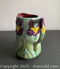 MaxSold Auction: French Art Nouveau Majolica Pitcher - Hamilton (Ontario, Canada) SELLER MANAGED Downsizing Online Auction - Napier Street