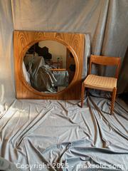 MaxSold Auction: Huge MCM Solid Wood Mirror - Hamilton (Ontario, Canada) SELLER MANAGED Downsizing Online Auction - Napier Street