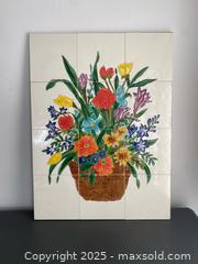 MaxSold Auction: Large Ceramic Bas Relief Art Tile Mosaic - Hamilton (Ontario, Canada) SELLER MANAGED Downsizing Online Auction - Napier Street