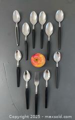 MaxSold Auction: Lot of Black Bakelite Handled Cutlery - Hamilton (Ontario, Canada) SELLER MANAGED Downsizing Online Auction - Napier Street