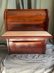 MaxSold Auction: Maurice Villency Set of Rosewood Roll Top Nightstands, Mid Century Modern - Hamilton (Ontario, Canada) SELLER MANAGED Downsizing Online Auction - Napier Street