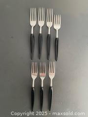 MaxSold Auction: Vintage Black Handle Stainless Cutlery Lot - Hamilton (Ontario, Canada) SELLER MANAGED Downsizing Online Auction - Napier Street