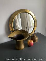 MaxSold Auction: Vintage Brass Lot - Mirror, Vase and Spritzer - Hamilton (Ontario, Canada) SELLER MANAGED Downsizing Online Auction - Napier Street