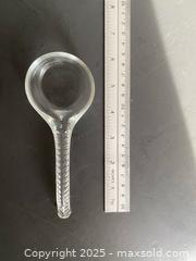 MaxSold Auction: Vintage Glass Serving Spoon - Hamilton (Ontario, Canada) SELLER MANAGED Downsizing Online Auction - Napier Street