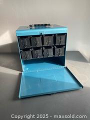 MaxSold Auction: Vintage Metal Slide Box  - Hamilton (Ontario, Canada) SELLER MANAGED Downsizing Online Auction - Napier Street