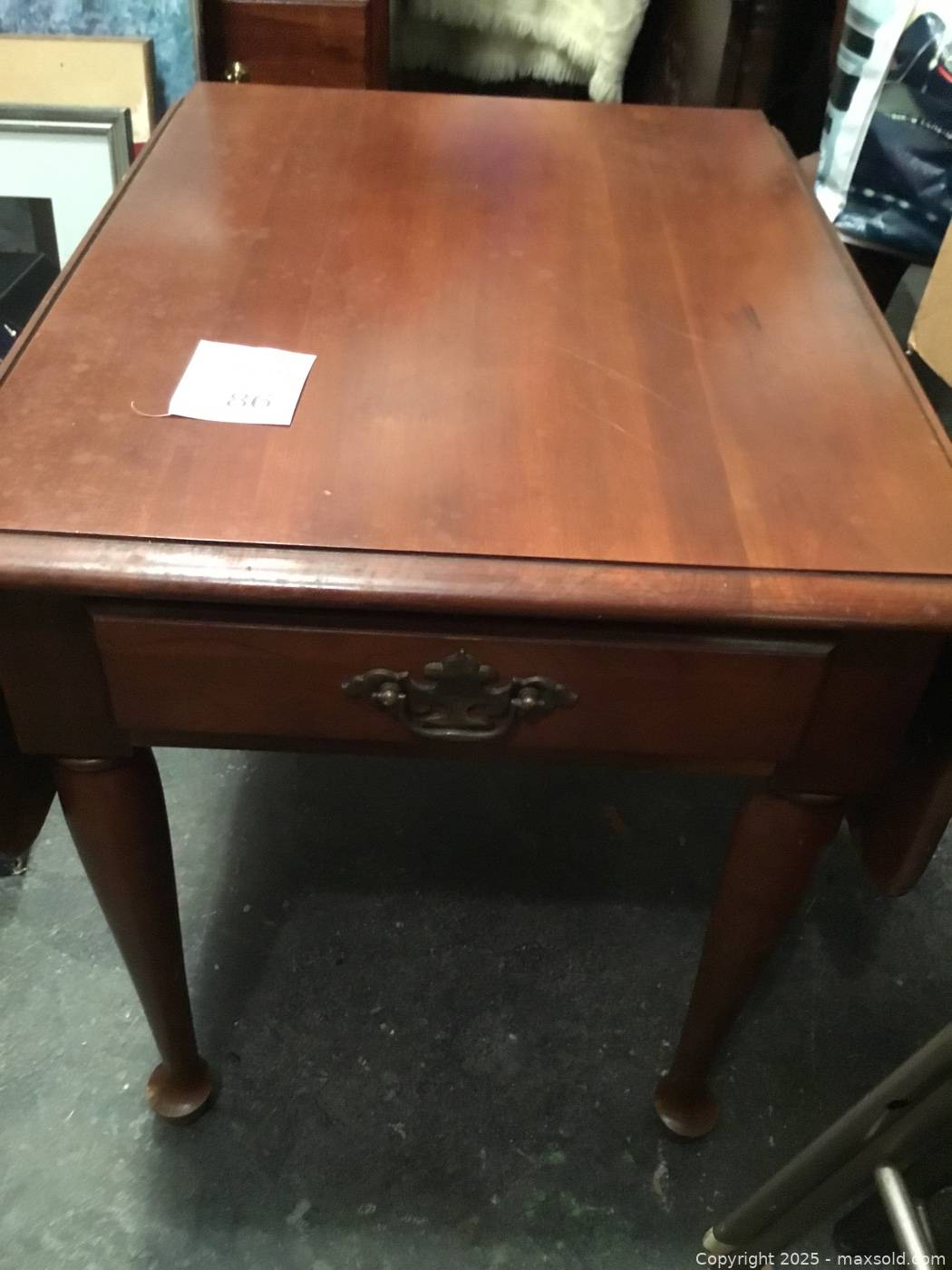 Colonial Style Wooden Side Table | Willistown Township (Pennsylvania ...