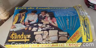 MaxSold Auction: 1970s Tandy leathercraft kit - Plainville (Massachusetts, USA) SELLER MANAGED Downsizing Online Auction -  West Bacon Street