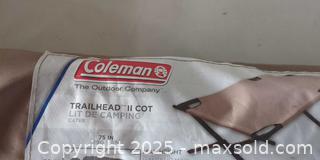 MaxSold Auction: A Coleman trailhead ii cot - Plainville (Massachusetts, USA) SELLER MANAGED Downsizing Online Auction -  West Bacon Street
