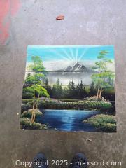 MaxSold Auction: Hand painted table 18 inches tall  17 x16 wide - Plainville (Massachusetts, USA) SELLER MANAGED Downsizing Online Auction -  West Bacon Street