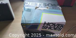 MaxSold Auction: Jetson Hover Shoes Pair Black Footpads - Plainville (Massachusetts, USA) SELLER MANAGED Downsizing Online Auction -  West Bacon Street