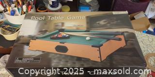 MaxSold Auction: Mini pool table game new in box - Plainville (Massachusetts, USA) SELLER MANAGED Downsizing Online Auction -  West Bacon Street