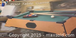 MaxSold Auction: Mini pool table game new in box - Plainville (Massachusetts, USA) SELLER MANAGED Downsizing Online Auction -  West Bacon Street