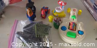MaxSold Auction: Mixed Lot of Children's Plastic Toys with Fisher-Price Busy Guitar - Plainville (Massachusetts, USA) SELLER MANAGED Downsizing Online Auction -  West Bacon Street
