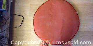 MaxSold Auction: Round Multicolor Patchwork Meditation Cushion, 18–20 in - Plainville (Massachusetts, USA) SELLER MANAGED Downsizing Online Auction -  West Bacon Street