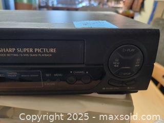 MaxSold Auction: Sharp vc-h800 vcr. - Plainville (Massachusetts, USA) SELLER MANAGED Downsizing Online Auction -  West Bacon Street