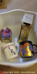 MaxSold Auction: Vintage Promotional Mugs with Analog Kitchen Scale — Lot - Plainville (Massachusetts, USA) SELLER MANAGED Downsizing Online Auction -  West Bacon Street