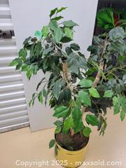 MaxSold Auction: Artificial Tree in Brass Planter - Ottawa (Ontario, Canada) SELLER MANAGED Downsizing Online Auction - Didsbury Road (STORAGE)