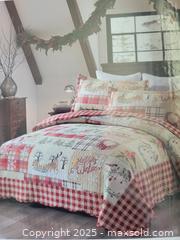 MaxSold Auction: Queen Size Christmas Quilt Set NIP - Ottawa (Ontario, Canada) SELLER MANAGED Downsizing Online Auction - Didsbury Road (STORAGE)