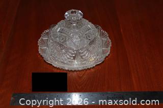 MaxSold Auction: Antique Pressed Glass Butter Dish - Kawartha Lakes (Ontario, Canada) SELLER MANAGED Estate Sale Online Auction - Evergreen Street